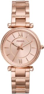 Fossil Analog Rose Gold Dial Women's Watch-ES4301 - Image 2
