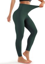 Laite Hebe Leggings for Women - High Waisted Full Length Buttery Soft Yoga Pants for Workout Athletic Daily, 06-forest Green, L-XL - Image 2