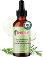 Mielle Organics MIELLE - ROSEMARY MINT, SCALP & HAIR OIL, INFUSED W/BIOTIN & ENCOURGES GROWTH, FOR DAILY USE, SCALP TREATMENT, SPLIT END CARE & SCALP & STRENGTHENING OIL - Image 2