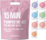 Naisture Spa Kit for Women-Korean Skincare Set Includes home spa essentials like a hair mask, hand and foot masks, eye mask, facial masks. Pamper yourself with 15 MIN PAMPER ME KIT by [] - Image 2