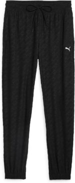 PUMA Women's Puma Fit Branded Fleece Jogger Knitted Pants - Image 2