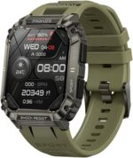 Promate Smart Watch, Rugged Bluetooth 5.1 Fitness Tracker with 1.95” TFT Display, 12 Day Battery Life, 100 Watch Faces, 100 Sports Modes and IP67 Water Resistance XWatch-S19 Midnight Green - Image 2