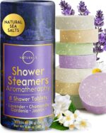 Shower Steamers Aromatherapy - Birthday Gifts for Women and Men - Shower Bombs Aromatherapy, Spa Day Essentials, Relaxation Spa Gifts - Self Care Galentines Gifts (Lavender 8 Count) - Image 2