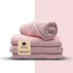 Towels - Bath Towels (01 Piece) - Luxurious 500 GSM 100% Ring Spun Cotton - Quick Dry, Highly Absorbent, Soft Feel Towels, Perfect for Daily Use (Baby Pink) - Image 2