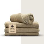 Towels - Bath Towels (01 Piece) - Luxurious 500 GSM 100% Ring Spun Cotton - Quick Dry, Highly Absorbent, Soft Feel Towels, Perfect for Daily Use (Biege) - Image 2