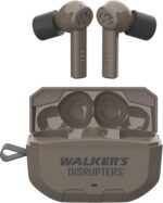 Walker's Disrupter Bluetooth Earbuds - Hunting Range Shooting Active Lifestyle Ear Protection Hearing Enhancement Noise-Cancelling Rechargeable Wireless Electronic Earbuds - FDE - Image 2