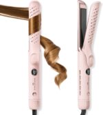 Wavytalk Airflow Styler Whirlwind Curl, Hair Straightener and Curler 2 in 1, Upgraded Curling Iron & Flat Iron Achieve One Pass Curl, Less Damage to Hair - Image 2