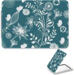 White Birds Travel Mirror, 1X/2X Rectangular Folding Mirror, Pu Leather Portable Travel Essentials Compact Mirrors, Size Makeup Mirrors, Teenage Girls Gifts, Gadgets for Women - Image 2