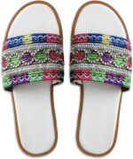 Women's Boho-Chic Braided Slip-On Slippers - Arch Support, Breathable, Anti-Skid for Brunch, Travel & Errands - Image 2