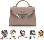 mothgel Women Bag Black -5 Silk Scarves - Image 2