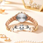 NIBOSI Women's Watches Analog Quartz Ladies Wrist Watch Dainty Rose Gold Minimalist Vintage Luxury Stainless Steel Strap Classic Dress Watches for Women Small Wrists - Image 7