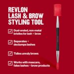 Revlon Lash & Brow Styling Tool, Dual Ended Eyelash Separator & Eyebrow Brush Spoolie, Works with Mascara & Brow Makeup, 1 count - Image 5