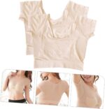 FRCOLOR Washable Underarm Sweat Pad Vest for Women Breathable Sweat Absorbing Undershirt Lightweight Elastic Summer Activewear for Wedding Yoga Work - Image 9