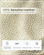 befen Women's Genuine Leather Wristlet Clutch Phone Wallet, Small Crossbody Purse Bag with Card Slots - Image 7