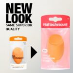 Real Techniques Miracle Complexion Sponge, 0.9375 ounce (Pack of 2), Latex-Free, Polyurethane Foam, Multi-Purpose, Round Bottom Makeup Sponges, Ideal for Blending - Image 6