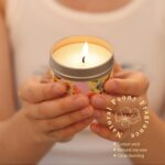 Gifts for Women BODY & EARTH # LOVE Birthday Gifts 4PCS Skin Care - Peony Hand Cream Scent Gift Set Include Hand Cream, Soap, Scented Candles, Gifts for Her, Mom, Sister, Christmas, Valentine's Day - Image 5