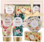 Gifts for Women BODY & EARTH # LOVE Birthday Gifts 4PCS Skin Care - Peony Hand Cream Scent Gift Set Include Hand Cream, Soap, Scented Candles, Gifts for Her, Mom, Sister, Christmas, Valentine's Day - Image 10