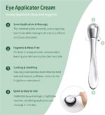 LeMeeOly 2pcs Stainless Steel Gua Sha Facial Tools & Eye Cream Applicator Metal Detail Gua Sha Stone Body Lymphatic Drainage Massager Face Guasha Face Sculpting Tool Skin Care - Image 6