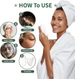 LeMeeOly 2pcs Stainless Steel Gua Sha Facial Tools & Eye Cream Applicator Metal Detail Gua Sha Stone Body Lymphatic Drainage Massager Face Guasha Face Sculpting Tool Skin Care - Image 7