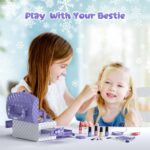 PERRYHOME Girl Kids Makeup Kit, 35 Pieces, 3-12 Year Old (Purple) - Image 4