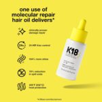 K18 Molecular Repair Hair Oil, Weightless Oil For Stronger And Healthier Hair, Suitable For All Hair Types, 0.34 Fl Oz - Image 4