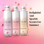 Olay Body Wash for Women, Intensely Hydrating, Pro-Hyaluronic Acid Serum Complex, Renews Moisture, Vitamin B3 Lameller Technology, For All Skin Types, Strawberry Summer Fizz Scent, 20 fl oz - Image 9