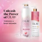 Olay Body Wash for Women, Intensely Hydrating, Pro-Hyaluronic Acid Serum Complex, Renews Moisture, Vitamin B3 Lameller Technology, For All Skin Types, Strawberry Summer Fizz Scent, 20 fl oz - Image 10