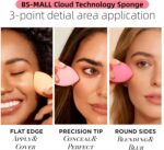 BS-MALL Makeup Sponge Set Blender Sponges 7 Pcs for Liquid, Cream, and Powder, Multi-colored with 1 Mini Makeup Sponge Pink (A-Pink) - Image 4