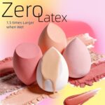 BS-MALL Makeup Sponge Set Blender Sponges 7 Pcs for Liquid, Cream, and Powder, Multi-colored with 1 Mini Makeup Sponge Pink (A-Pink) - Image 5