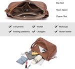 BOSTANTEN Purses for Women Leather Shoulder Bags Designer Ladies Hobo Handbags Pocketbooks, B02-retro Brown, Medium - Image 5