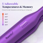 Pencil Flat Iron for Short Hair, 1/3 Inch Super Slim Mini Flat Iron Hair Straightener and Curler 2 in 1, Dual Voltage PTC and Ceramic Small Flat Iron Hair Straightener - Image 8