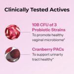 HUM Nutrition Women's Private Party Supports Healthy Vaginal pH and Urinary Tract Health Vegan Oral Cranberry Supplement and Probiotic -30 Capsules - Image 5