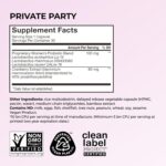 HUM Nutrition Women's Private Party Supports Healthy Vaginal pH and Urinary Tract Health Vegan Oral Cranberry Supplement and Probiotic -30 Capsules - Image 6