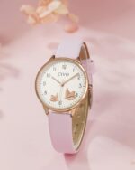 CIVO Watches for Women Leather Pink: Analog Quartz Wrist Watch Waterproof Fashion Easy to Read Business Elegant Ladies Watches - Image 3