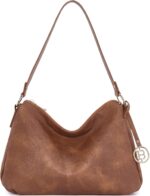 BOSTANTEN Purses for Women Leather Shoulder Bags Designer Ladies Hobo Handbags Pocketbooks, B02-retro Brown, Medium - Image 2