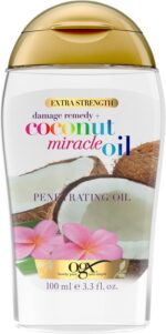 OGX Damage Remedy Coconut Miracle Oil Penetrating Oil, 3.3oz - Image 2