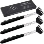 Yexixsr Back Scratcher Extendable Portable Back Massager for Men Women Kids Adults, Telescopic Back Scratching Tool with Rubber Handles, 3 Pack - Image 2